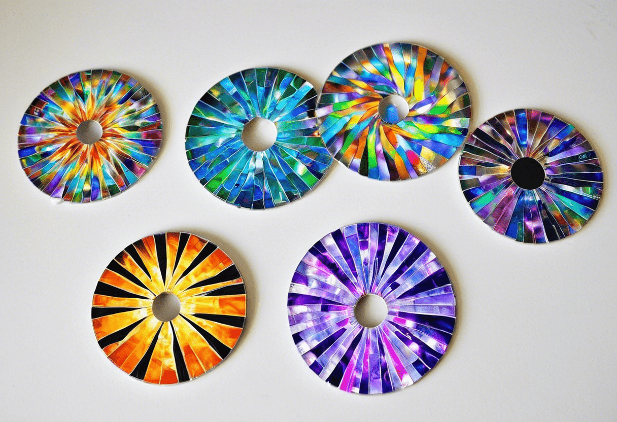 Artesanato com CDs e DVDs