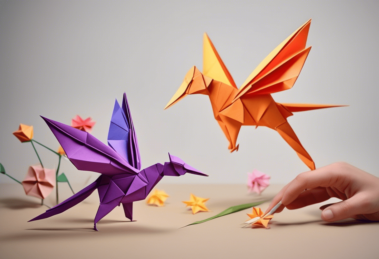 Artesanato com origami