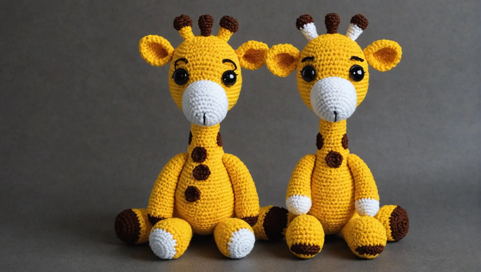 girafa amigurumi