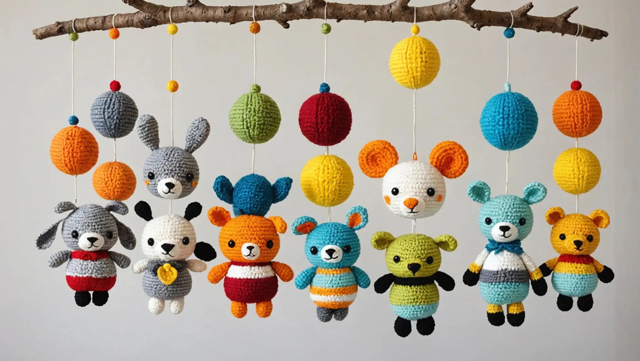 mobile amigurumi