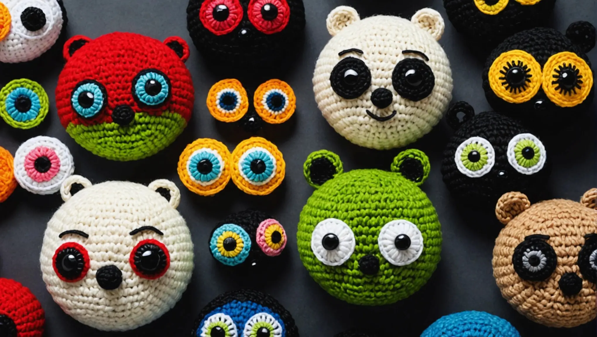 olhos para amigurumi