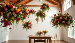 Arranjos florais aéreos