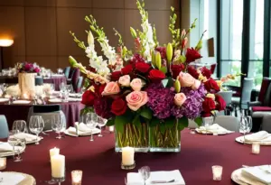 Arranjos florais para eventos corporativos
