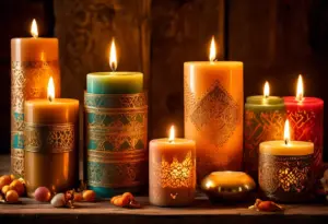 velas aromáticas decorativas