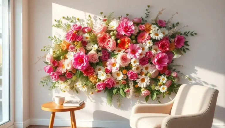 Arranjos florais de parede