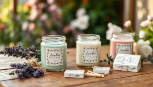 kit velas aromáticas lembrancinha
