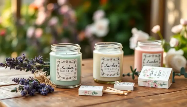 kit velas aromáticas lembrancinha