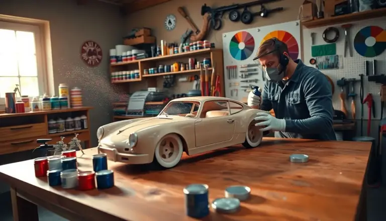 pintura automotiva em madeira