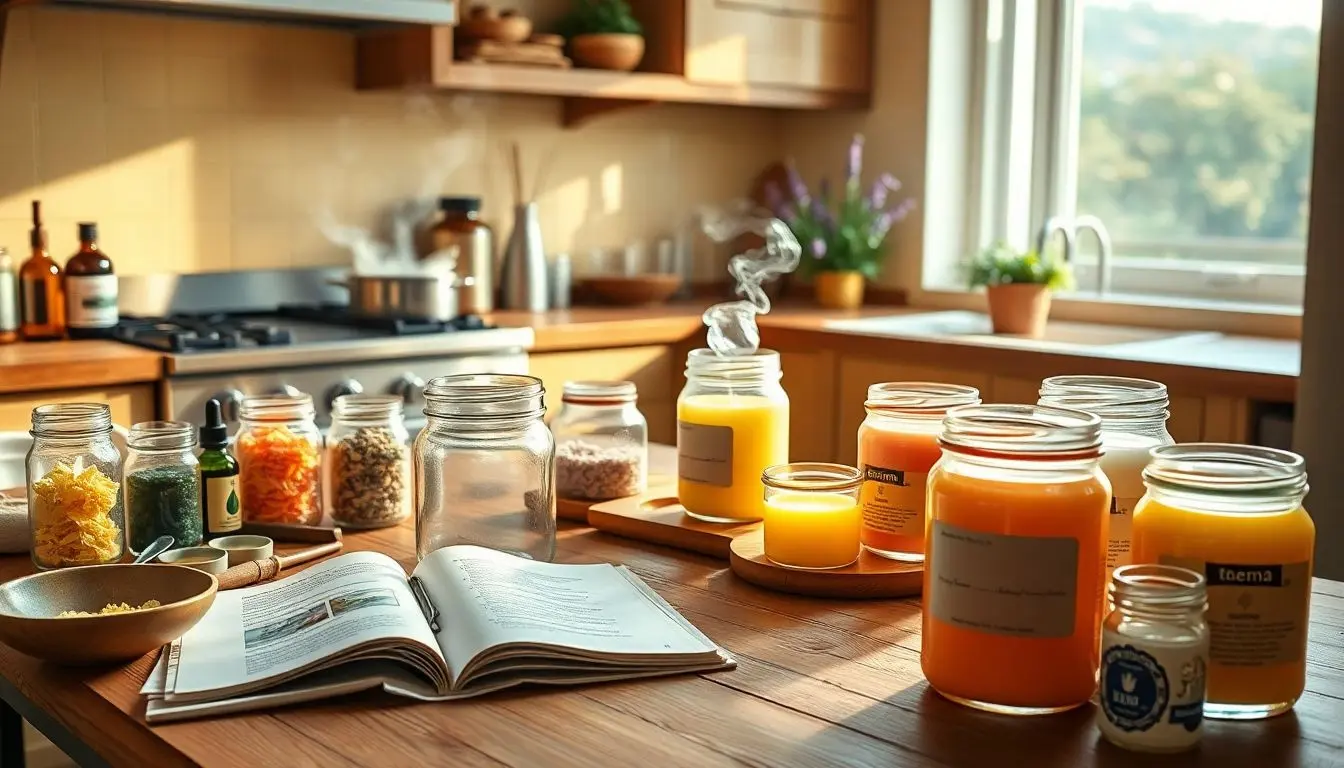 velas aromáticas com óleos essenciais