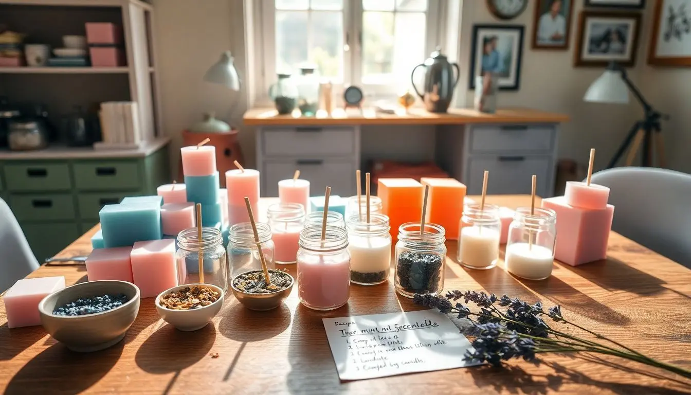 velas aromáticas mini