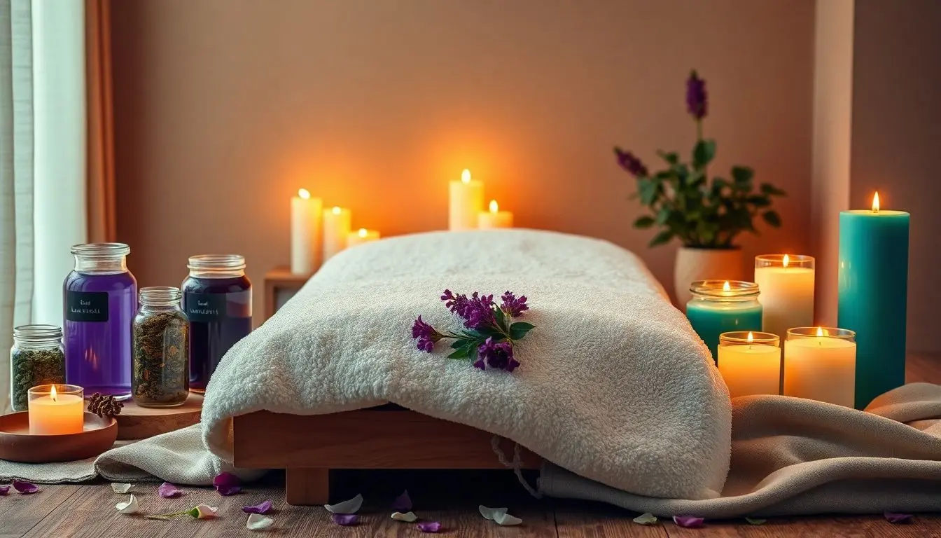 velas aromáticas para massagens