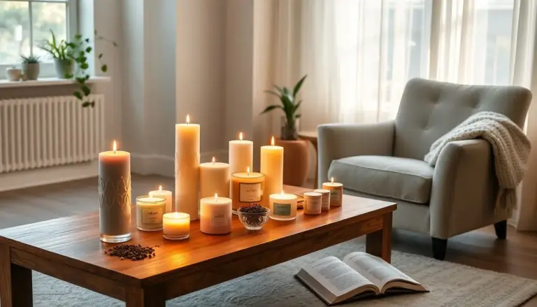 velas aromáticas terapêuticas