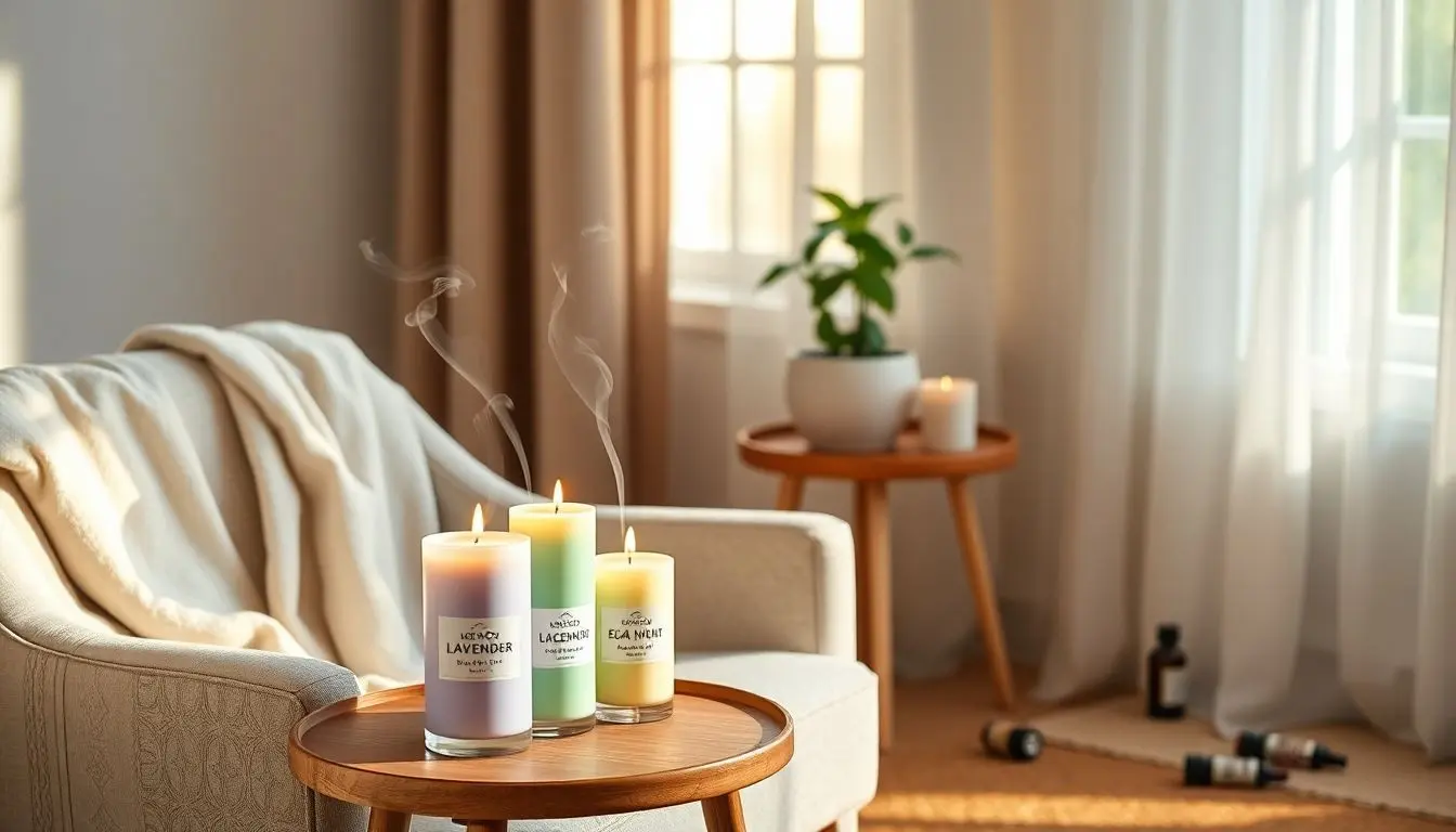 velas aromáticas terapêuticas