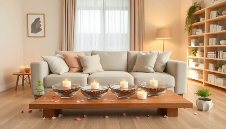 velas aromáticas flutuantes